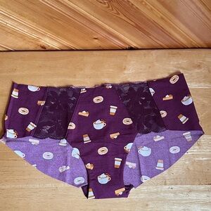 PINK Pumpkin Spice No Show Hipster Panties